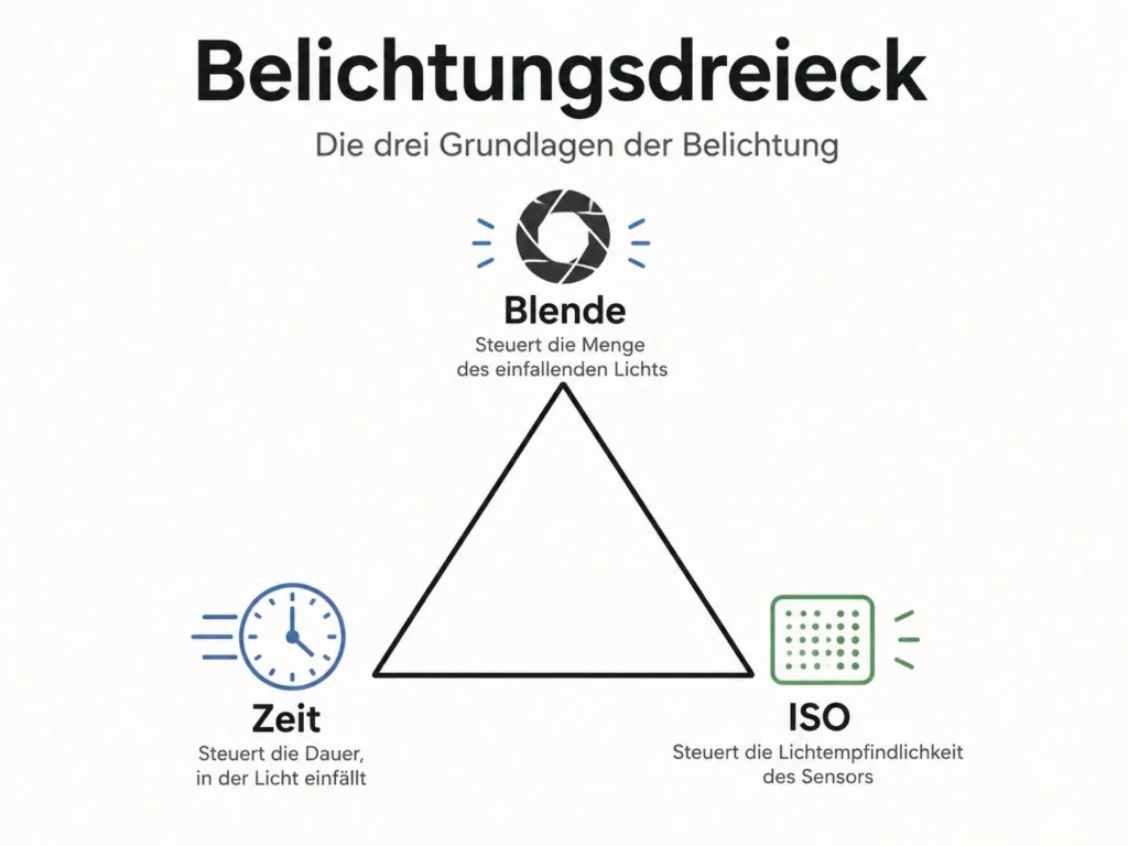 Belichtungsdreieck: Blende, Belichtungszeit und ISO im Zusammenspiel