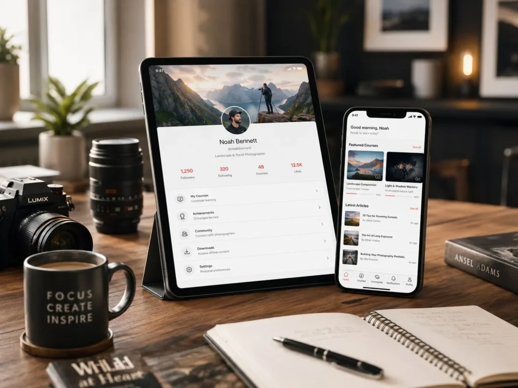 Shootcamp Community, App und monatliche Challenge