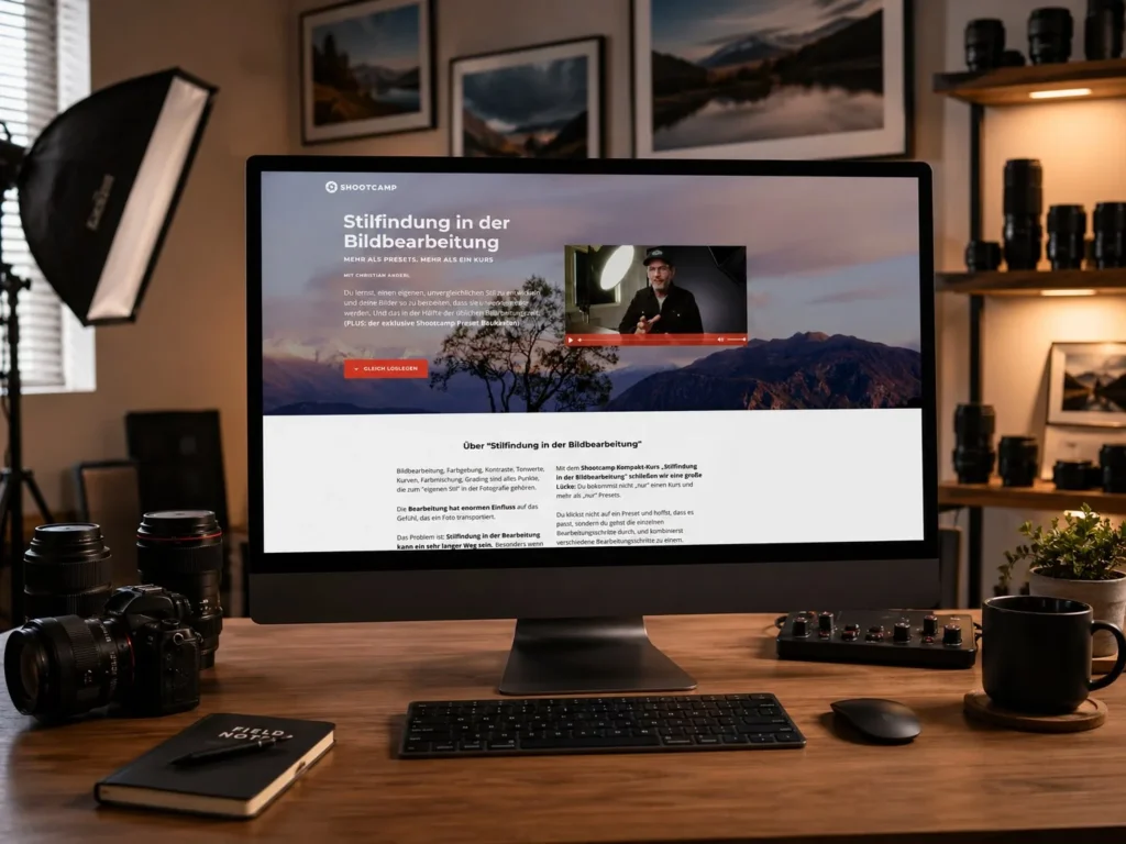 Shootcamp Stilfindung – Preset-Baukasten und Community