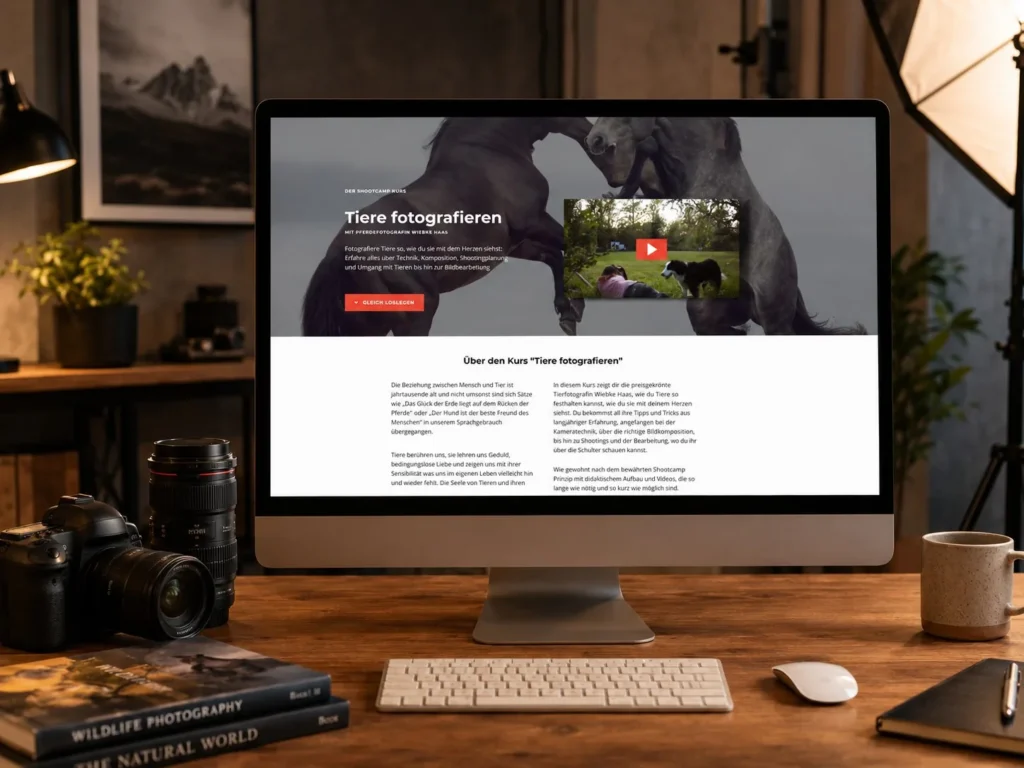 Shootcamp Tiere fotografieren – Shooting-Lektion und Community
